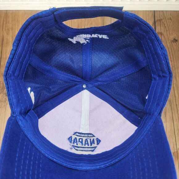 NAPA Racing Hat Cap Strap Back Blue White NASCAR NHRA INDYCAR Embroidered Sports - Picture 9 of 11